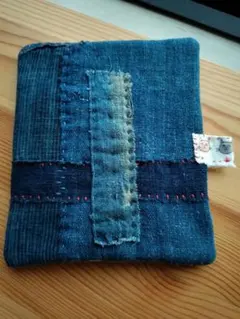 藍染古布ミニマット。