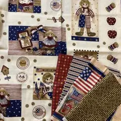 アメリカンカントリー生地セット