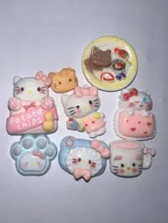 ハローキティ デコレーションパーツセット