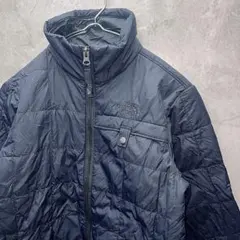 ノースフェイス キッズ 中綿 キルティング ジャケット 黒 130 S 通学