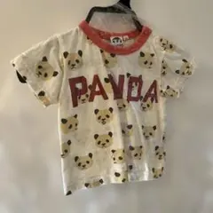 【クリーニング済】パンダ柄 半袖 Tシャツ