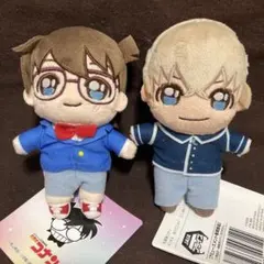 名探偵コナン KIRA MUCCHI ミニぬいぐるみ 江戸川コナン　安室透