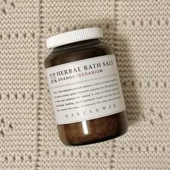 【限定発売】MARKS&WEB ハーバルバスソルト オレンジゼラニウムのサムネイル