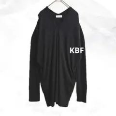 b869【KBFケービーエフ】ドルマン袖チュニックワンピース体型カバーカジュアル