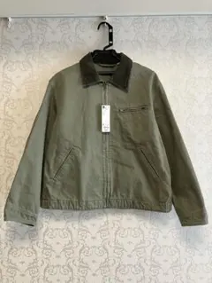 GU ジーユー ウォッシュドコットンワークジャケット Mサイズ　未使用タグ付き