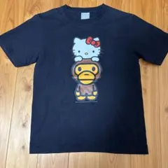 アベイシングエイプ　tシャツ　エイプ×ハローキティーコラボシャツ　マイロ　可愛いのサムネイル