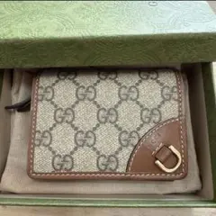 GUCCI GGキャンバス 二つ折り財布
