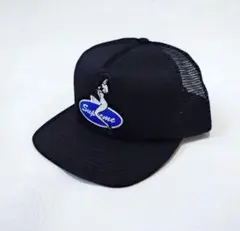 Supreme 黒 メッシュキャップ トラッカーキャップ