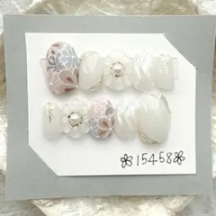 No.1 ネイルチップ〈現品〉15458 成人式 卒業式 前撮り