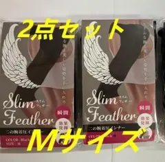 Slim Feather スリムフェザー 二の腕着圧インナー Mサイズ -2点(