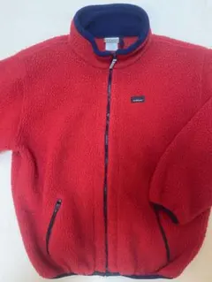 L.L.Bean 80s USA製 キッズライン L ボアフリース 赤