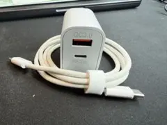 急速充電器 PD-20W QC3.0 USB-Cケーブル付き