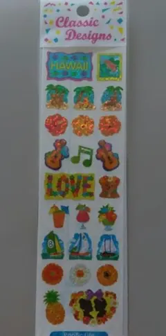 クラシックデザイン　シール　ハワイ