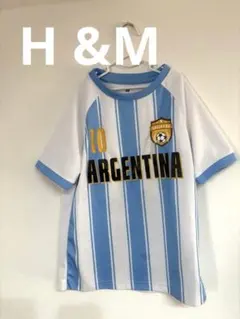 H&M サッカー　ユニフォーム　シャツ　140㎝