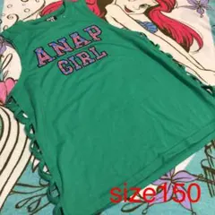 size S 140〜150 アナップガール　ノースリトップスのサムネイル