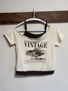 オフショルダー Tシャツのサムネイル
