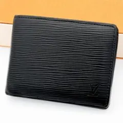 SALE【美品】ヴィトン エピ ミュルティプル 財布 札入れ 黒 M60662