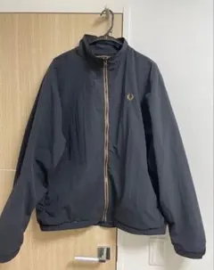 FRED PERRY ブラック トラックジャケット　XL