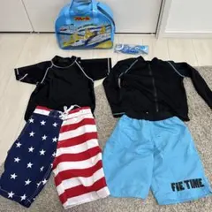 水着セット 150＆130サイズ ゴーグル バッグ付き