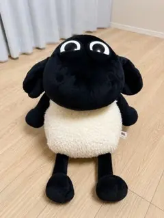 ひつじのショーン 座れる イス 80Kgまで スツール オブジェ ぬいぐるみ