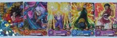 スーパードラゴンボールヒーローズ カード 5枚セット ホロカード付き