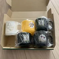 ディズニーリゾートミッキーマウス マグカップ 5個セットレトロ