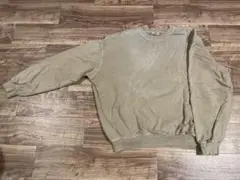 SCOPE オリーブグリーン クルーネック トレーナー