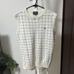 PEARLY GATES チェック柄ニットベスト サイズ2