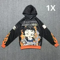 ベティ ブープ Betty Boop パーカー フーディ 両面プリント 裏起毛