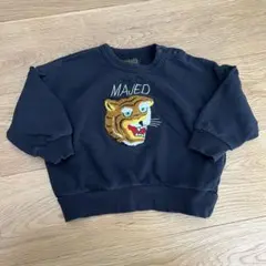 MARKEY'S BIG FIELD トラ刺繍　トレーナー　黒　95