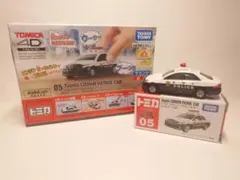 新品】廃番トミカ4D 05 トヨタ クラウン パトロールカー - メルカリ