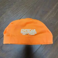 CENTRAL SPORTS 水泳帽 オレンジM　白帽子オマケ付き