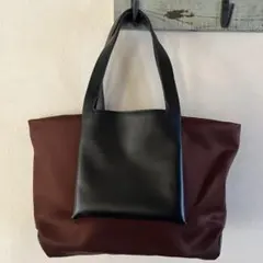 CAMPER 黒茶色トートバッグのサムネイル