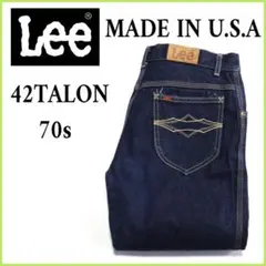 70s-80s　Lee 209-7040　42TALON　デニム　USA製