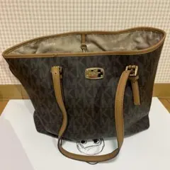 MICHAEL KORS MKロゴ トートバッグ ブラウン