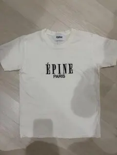 épine PARIS ロゴ Tシャツ ホワイト
