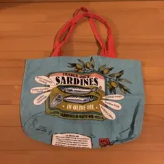 Trader Joe's サーディン柄 エコバッグ　普段使い用に