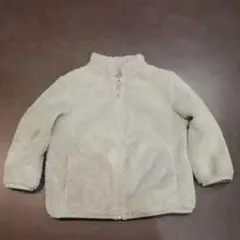 キッズ用 ユニクロ ミントグリーン フリースジャケット 90サイズ