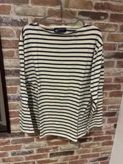 SAINT JAMES ウェッソン　t5 生成り×ネイビー