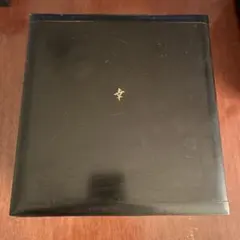 昔の木製2段塗り物重箱 赤内装