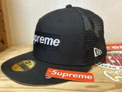 シュプリーム Box Logo Mesh Back ブラック 7 1/4