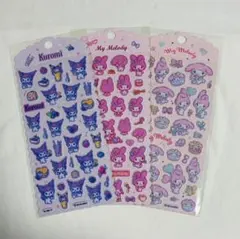 サンリオLICENSE公式 クロミ・マイメロ フェルトシール 3枚セット