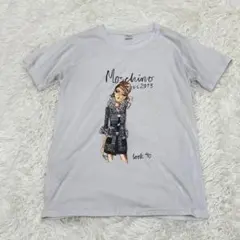 モスキーノ MOSCHINO Tシャツ 25ans イラストプリント グレーのサムネイル