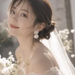 ウェディングアクセサリー　ブライダルアクセサリー　結婚式ピアス　結婚式イヤリング