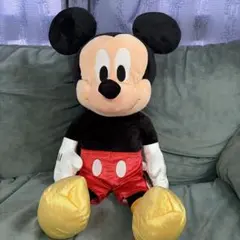 【ディズニー ミッキーマウス ぬいぐるみ（約70cm）】