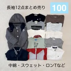 子ども服 100cm 長袖 まとめ売り 中綿 スウェット ニット シャツ ロンT
