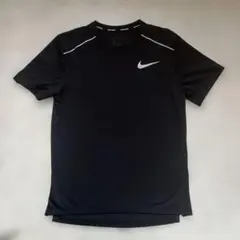 新品 S ナイキ マイラー 半袖Tシャツ ランニング 黒 CU0327-010