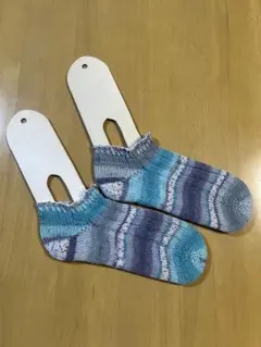 手編み靴下のサムネイル