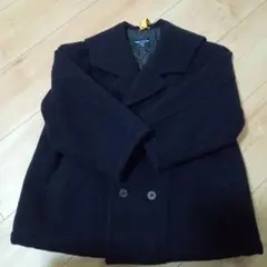 COMME CA DU MODE ネイビーウールコート 110A