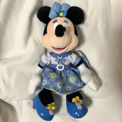 ディズニー ミニー ブルーエバーアフター ぬいぐるみキーホルダー